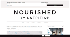 Desktop Screenshot of nourishedbynutrition.com